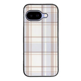 Grid Aesthetic Soft Brown Google Pixel 10A Case OV11102
