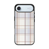 Grid Aesthetic Soft Brown iPhone Air Case OV11102