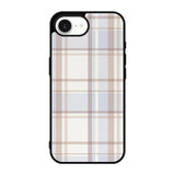 Grid Aesthetic Soft Brown iPhone 17e Case OV11102