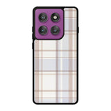 Grid Aesthetic Soft Brown Motorola Moto Edge 60 Pro Case OV11102