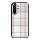 Grid Aesthetic Soft Brown Samsung Galaxy A26 5G Case RC11102