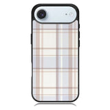 Grid Aesthetic Soft Brown iPhone 17 Air Case OV11102