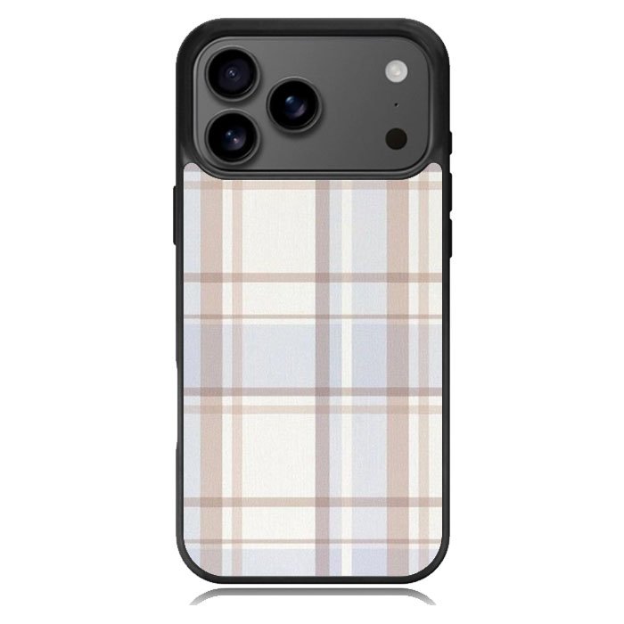 Grid Aesthetic Soft Brown Samsung Galaxy S26 Ultra Case OV11102