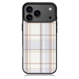 Grid Aesthetic Soft Brown Samsung Galaxy S26 Ultra Case OV11102