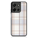 Grid Aesthetic Soft Brown Motorola Moto G 5G 2025 Case OV11102