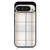 Grid Aesthetic Soft Brown Google Pixel 10 Pro XL Case RC11102