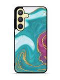 Marble Green and Purple Samsung Galaxy S25 Plus 5G , Samsung Galaxy S25+ 5G Case OV10963