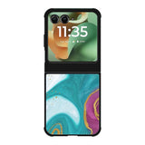 Marble Green and Purple Motorola Moto RAZR 2025 Case OV10963