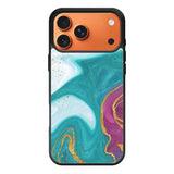 Marble Green and Purple iPhone 17 Pro Max Case OV10963
