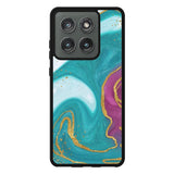 Marble Green and Purple Motorola Moto Edge 2025 Case OV10963