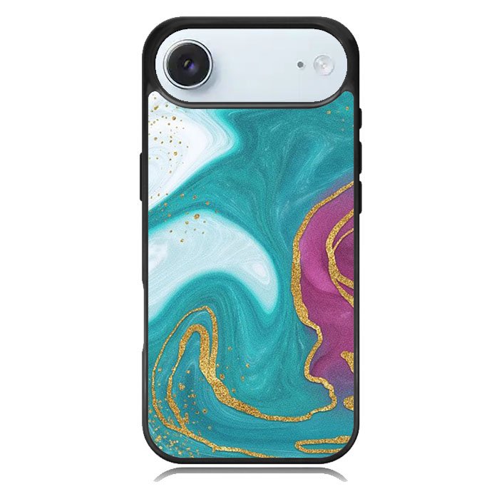 Marble Green and Purple iPhone 17 Air Case OV10963