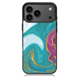 Marble Green and Purple iPhone 17 Pro Case RC10963