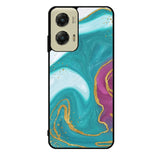Marble Green and Purple Motorola Moto G Stylus 5G 2024 Case OV10963