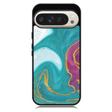 Marble Green and Purple Google Pixel 10 Pro XL Case RC10963