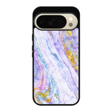 Marble Purple Gold Soft Google Pixel 10 Pro XL Case QC10965