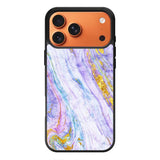 Marble Purple Gold Soft iPhone 17 Pro Max Case QC10965
