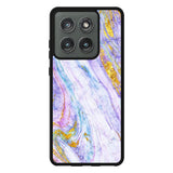 Marble Purple Gold Soft Motorola Moto Edge 2025 Case QC10965