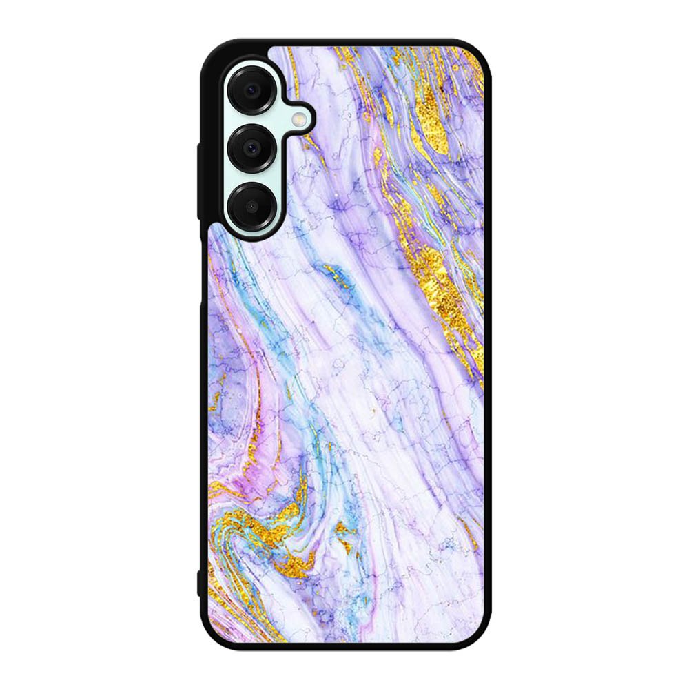 Marble Purple Gold Soft Samsung Galaxy A16 Case OV10965