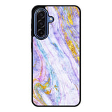 Marble Purple Gold Soft Samsung Galaxy A17 Case QC10965