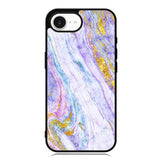 Marble Purple Gold Soft iPhone 16e Case OV10965