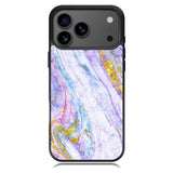Marble Purple Gold Soft iPhone 17 Pro Case RC10965