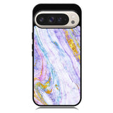 Marble Purple Gold Soft Google Pixel 10 Pro XL Case RC10965