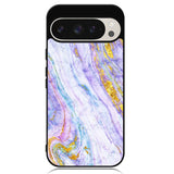 Marble Purple Gold Soft Google Pixel 9 | Pixel 9 Pro Case OV10965