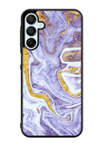 Beautifull Marble Purple and Gold Samsung Galaxy A35 5G Case OV11157
