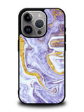 Beautifull Marble Purple and Gold iPhone 16 Pro Case OV11157
