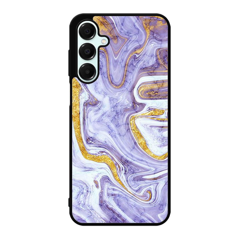 Beautifull Marble Purple and Gold Samsung Galaxy A16 Case OV11157