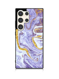 Beautifull Marble Purple and Gold Samsung Galaxy S23 Ultra 5G Case QC11157