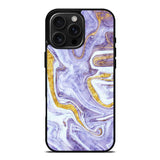 Beautifull Marble Purple and Gold iPhone 16 Pro Max Case OV11157