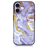 Beautifull Marble Purple and Gold iPhone 17 Case OV11157