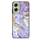 Beautifull Marble Purple and Gold Motorola Moto G Stylus 5G 2024 Case OV11157