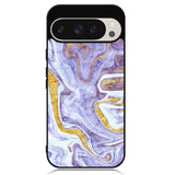 Beautifull Marble Purple and Gold Google Pixel 9 Pro XL Case OV11157