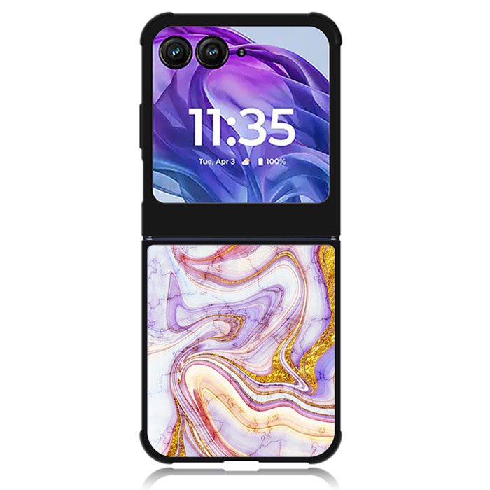Preety Marble Combine Motorola Moto Razr Plus 2024 , Moto Razr+ 2024 Case OV11008