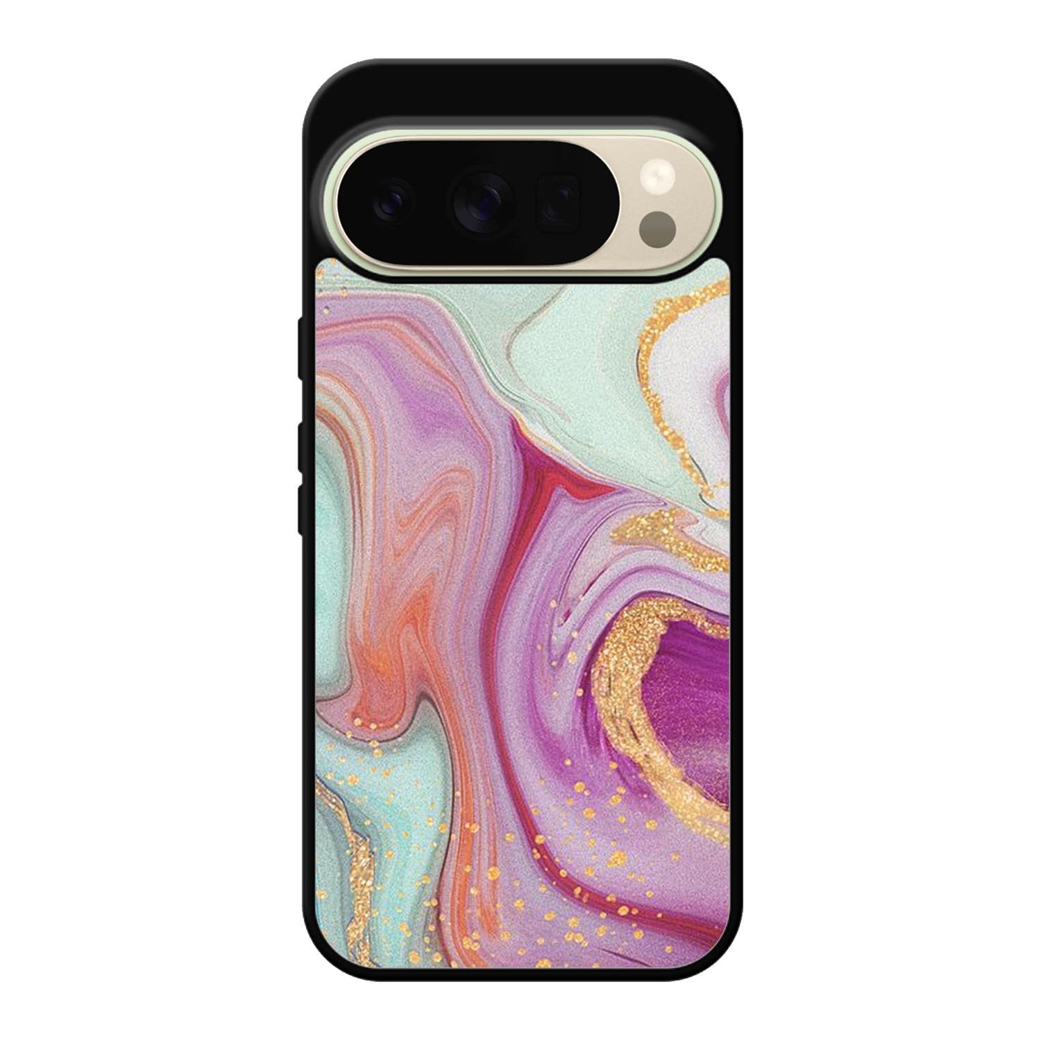 3 Color Marble Google Pixel 10 Pro Case QC10938