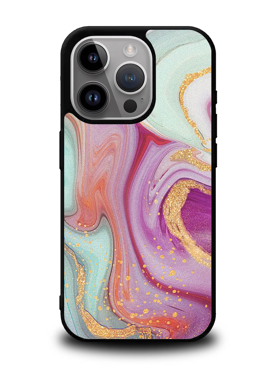 3 Color Marble iPhone 16 Pro Case OV10938