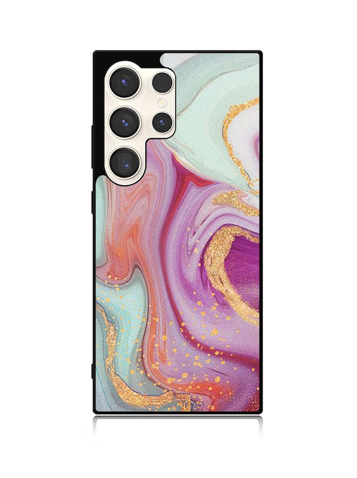 3 Color Marble Samsung Galaxy S25 Ultra 5G Case QC10938