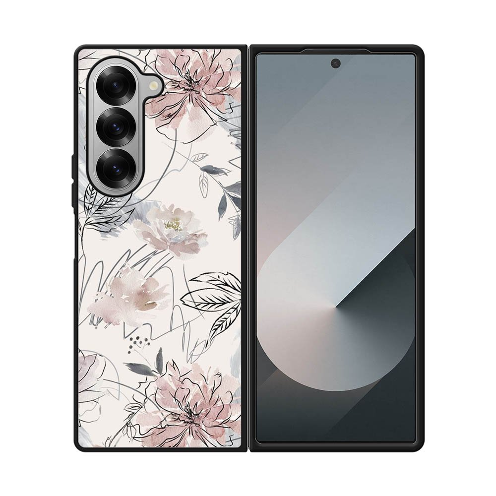 Aesthetic Floral Flower Samsung Galaxy Z Fold 7 5G Case QC11137