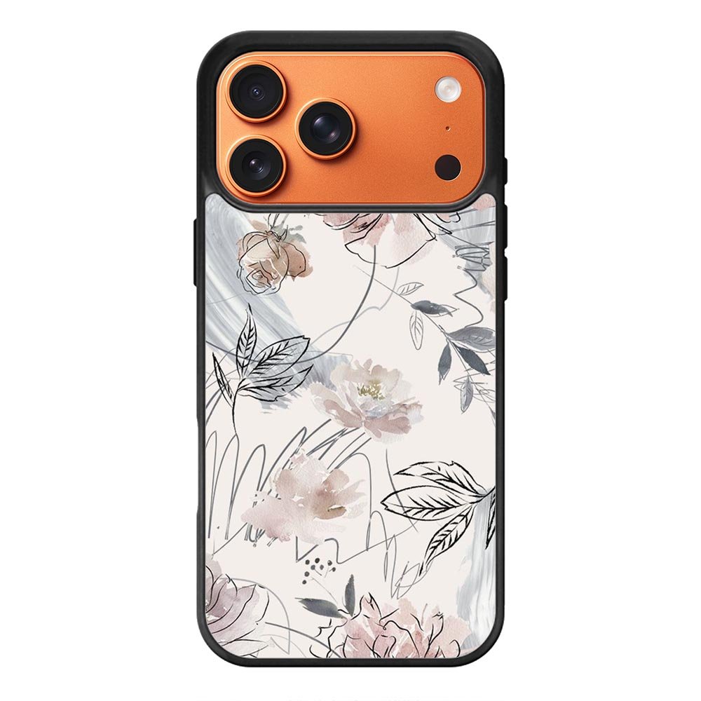 Aesthetic Floral Flower iPhone 17 Pro Max Case QC11137