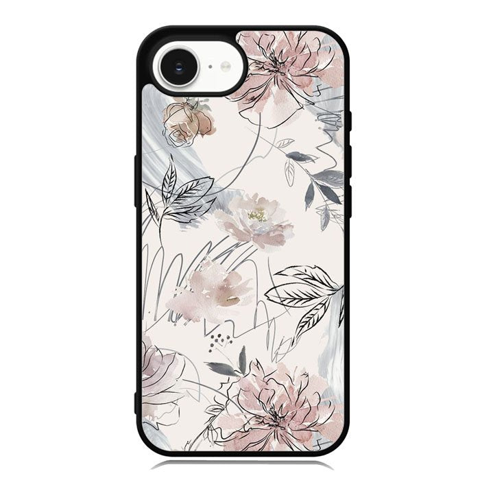 Aesthetic Floral Flower iPhone 16e Case OV11137