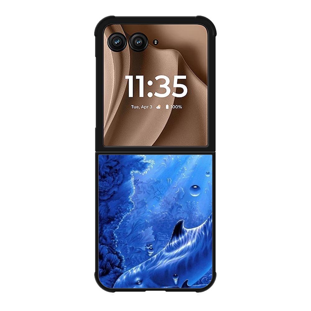 Dolphine in the Sea Motorola Moto RAZR Plus 2025 Case OV11063