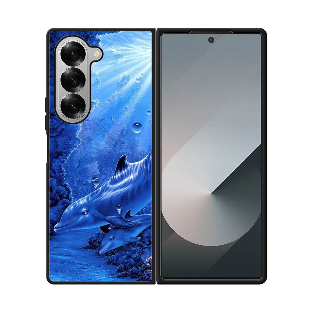 Dolphine in the Sea Samsung Galaxy Z Fold 7 5G Case QC11063