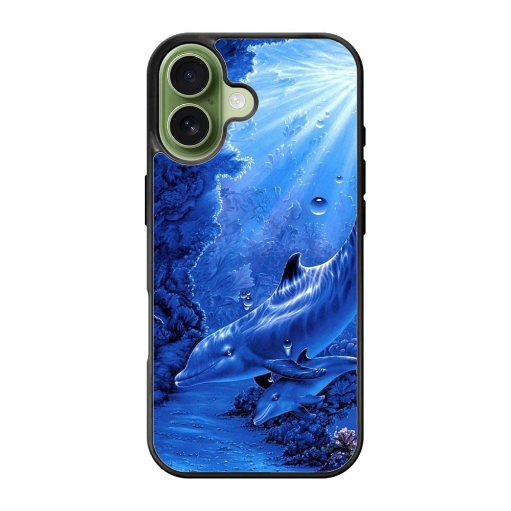 Dolphine in the Sea iPhone 17 Case QC11063