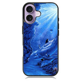Dolphine in the Sea iPhone 17 Case OV11063