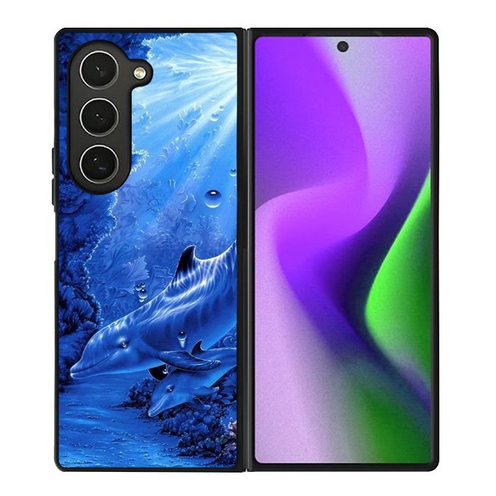 Dolphine in the Sea Samsung Galaxy Z Fold 6 5G 2024 Case OV11063