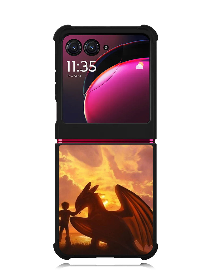 Hiccup and Toothless Motorola Moto Razr Plus 2023 , Moto Razr+ 2023 Case OV11111