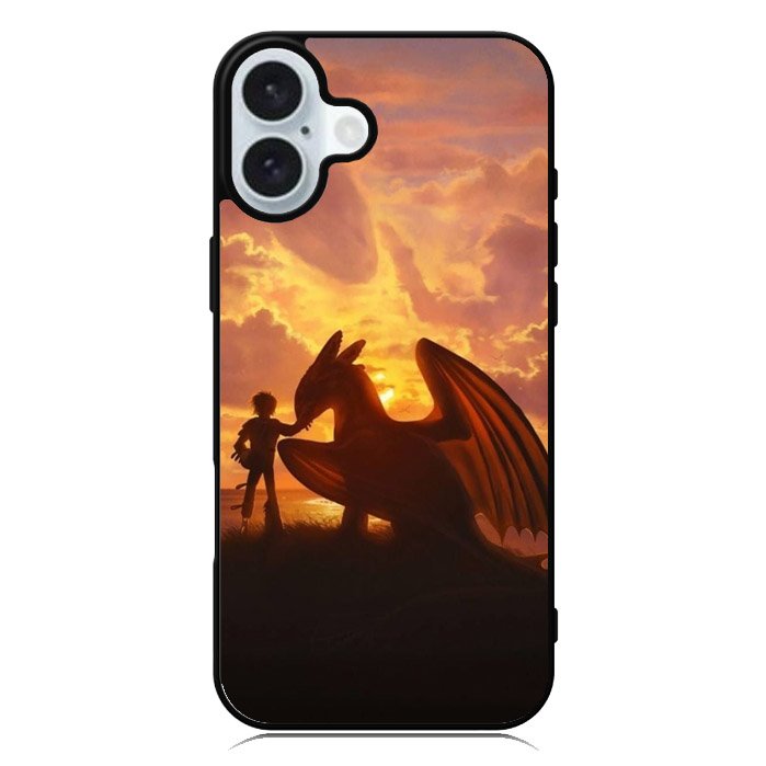 Hiccup and Toothless iPhone 16 Plus Case QC11111