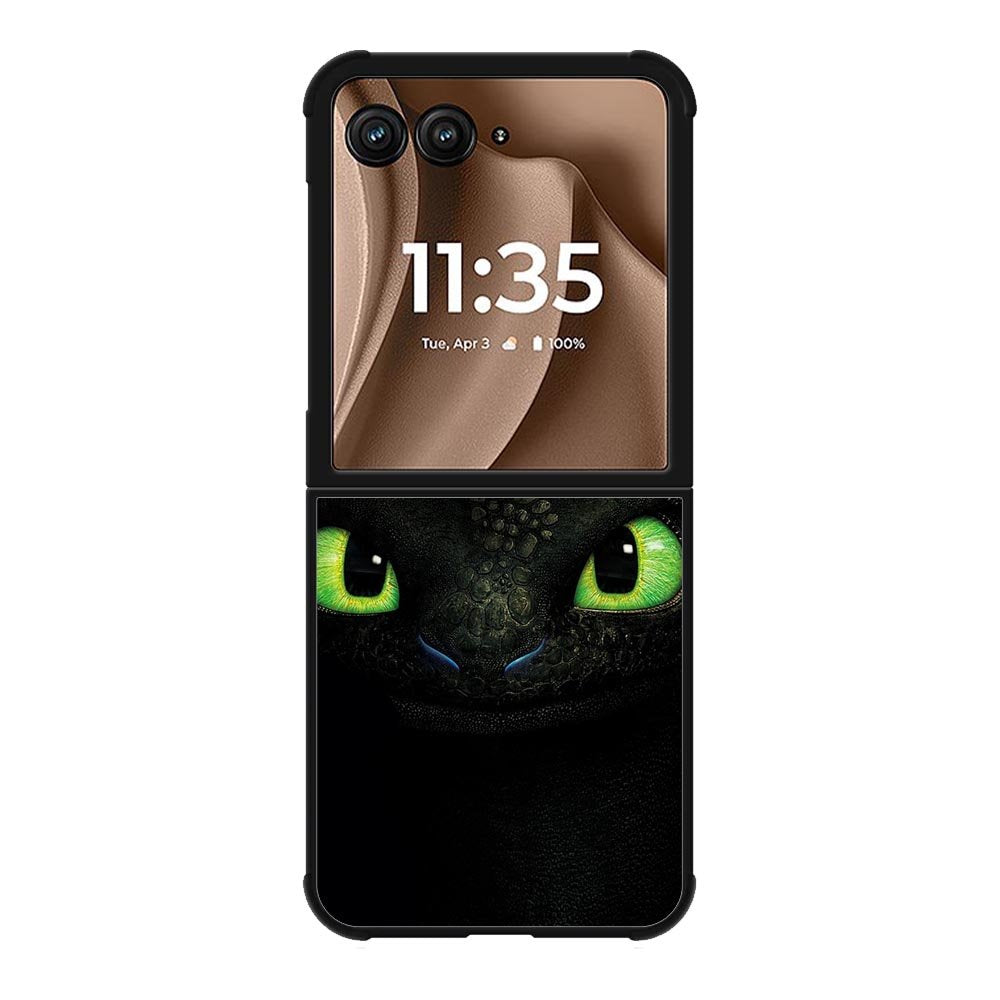 Toothless Green Eyes Motorola Moto RAZR Plus 2025 Case OV10946